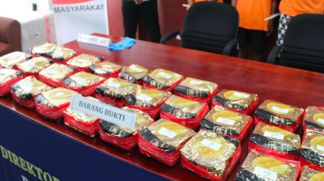 Dua Karung Sabu 30 Kg di Tolitoli Diamankan Polisi, 3 Kurir Jaringan Internasional Ditangkap